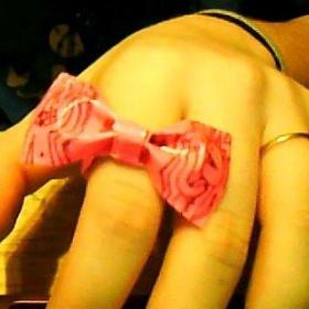 Bow Ring Out Of Duct Tape