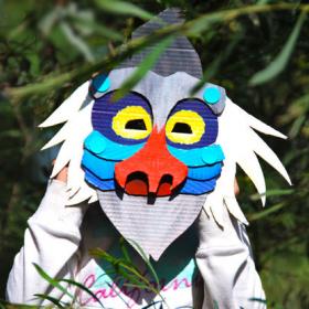 Makedo Baboon Mask