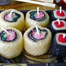 Beeswax Sushi Candles