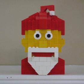 Lego Santa Head