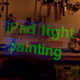 iPad Light Painting