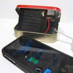 Solar Altoids iPhone/ iPod Charger